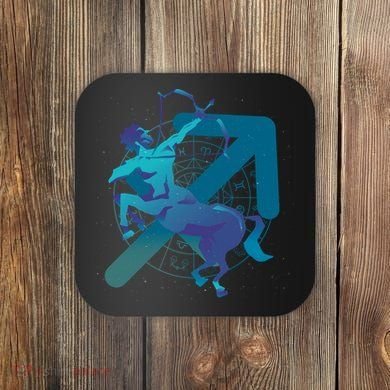 Sagittarius Zodiac Symbol Coaster