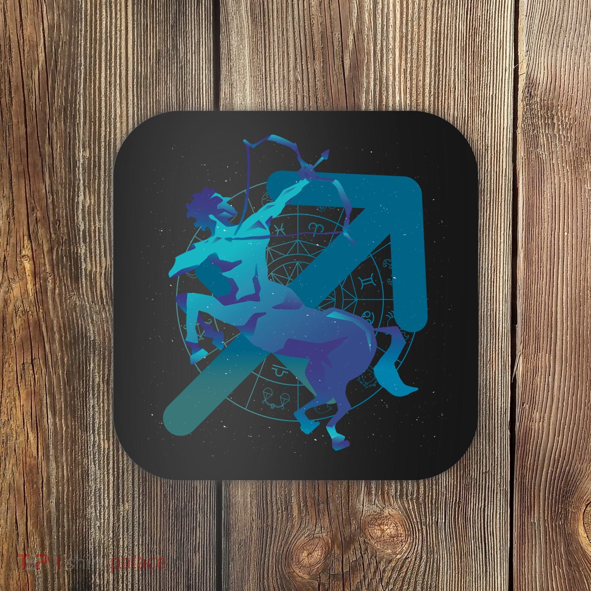 Sagittarius Zodiac Symbol Coaster