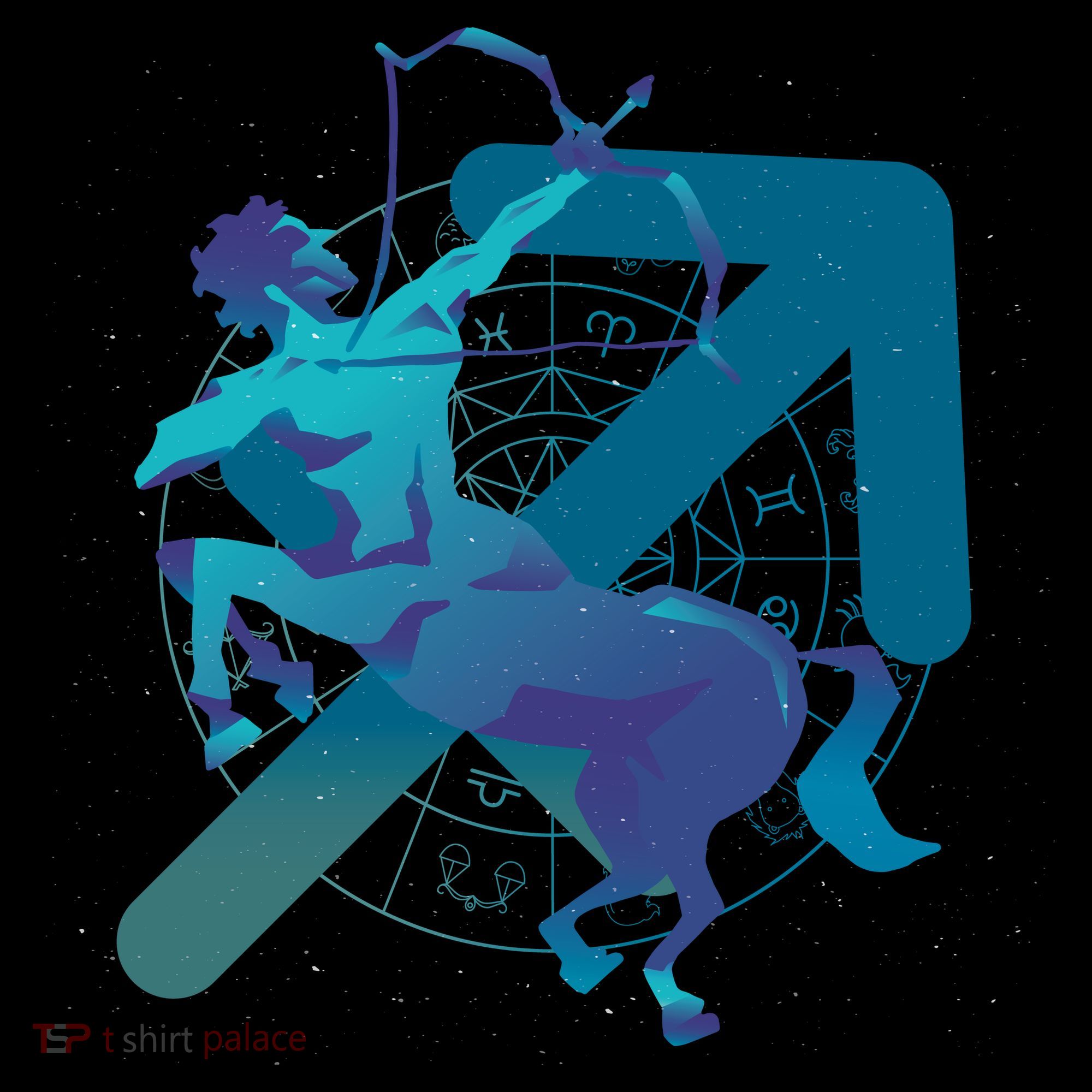 Sagittarius Zodiac Symbol Toddler Hoodie
