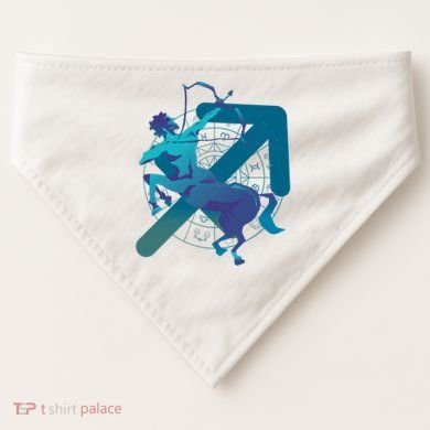 Sagittarius Zodiac Symbol USA-Made Doggie Bandana