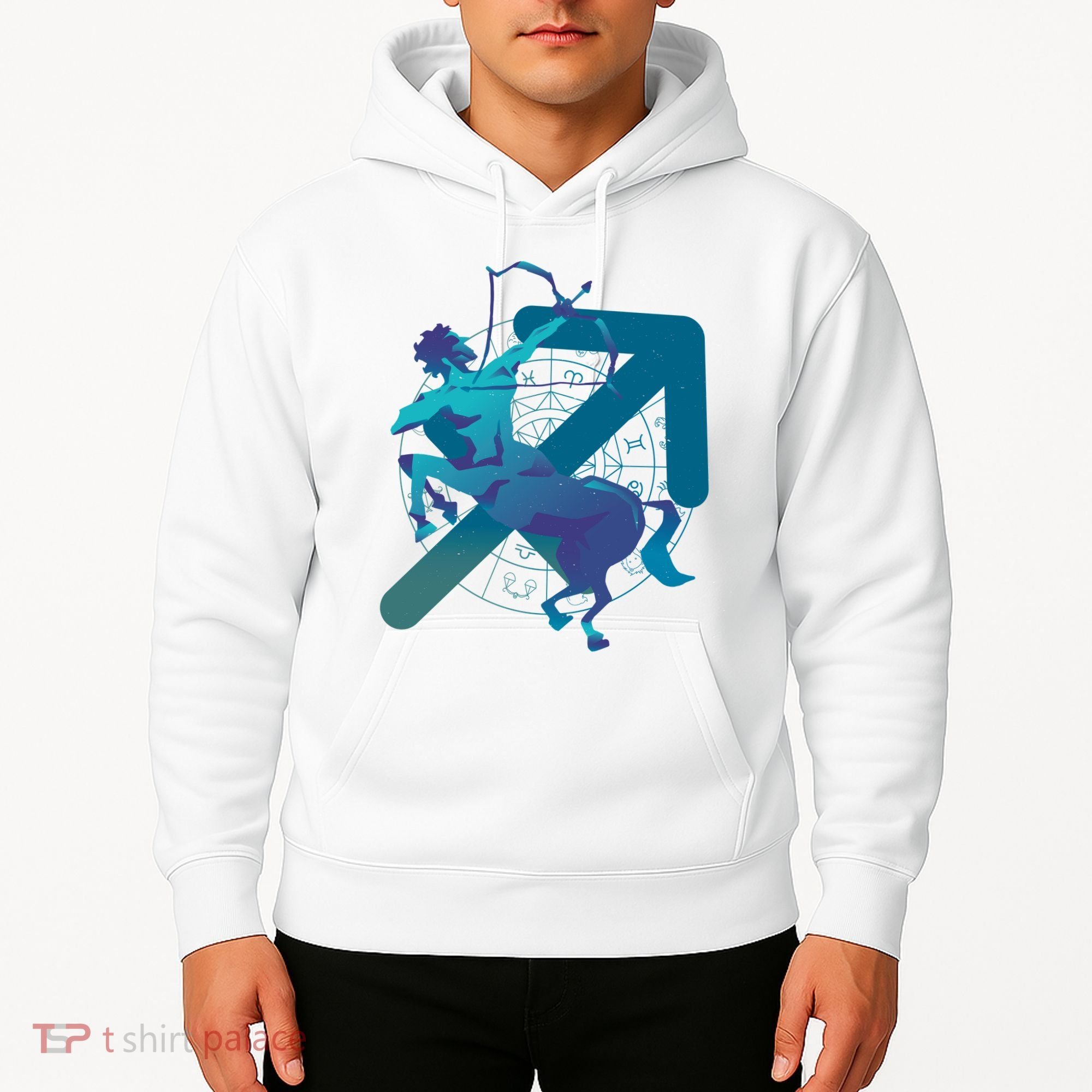 Sagittarius Zodiac Symbol Hoodie