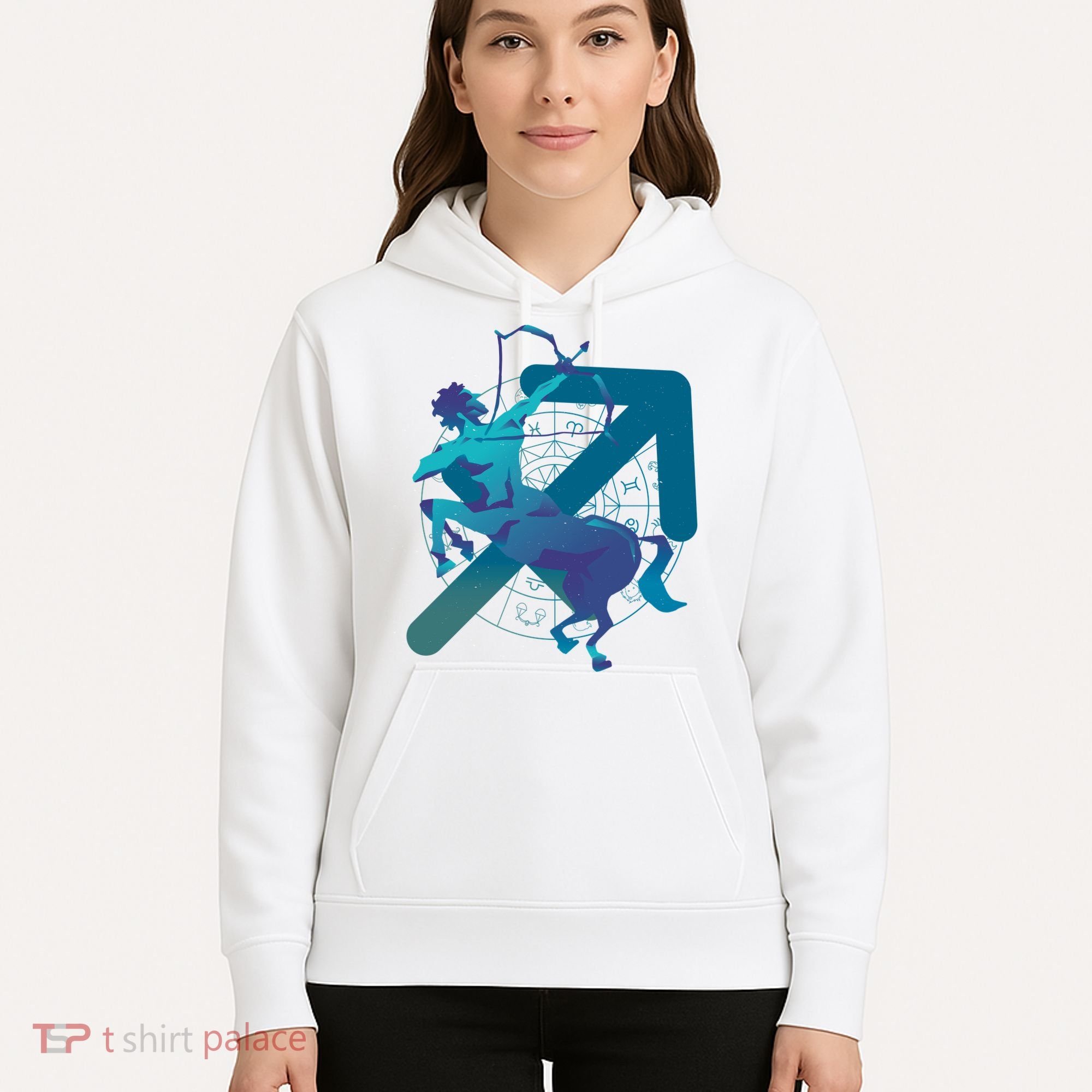 Sagittarius Zodiac Symbol Hoodie