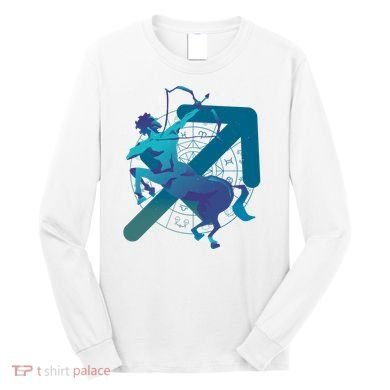 Sagittarius Zodiac Symbol Long Sleeve Shirt