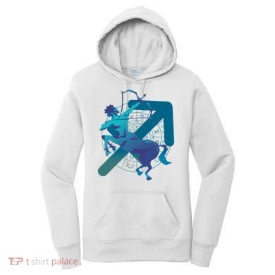 Sagittarius Zodiac Symbol Women's Hoodie