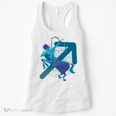 Sagittarius Zodiac Symbol Women's Tank Top