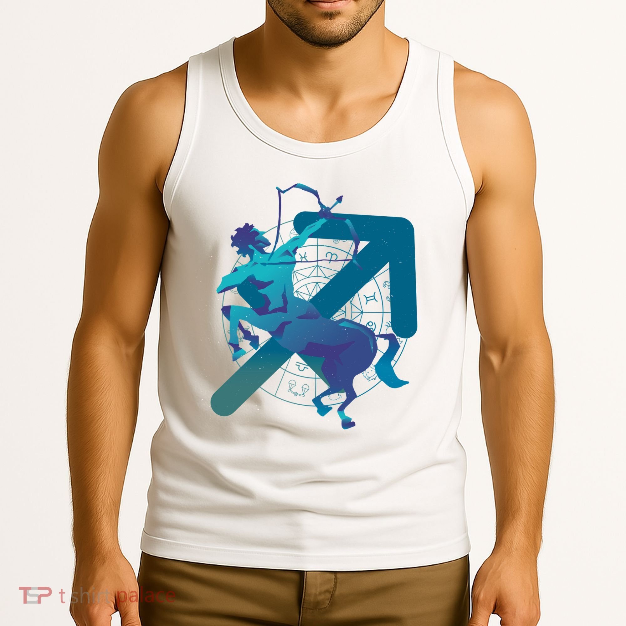 Sagittarius Zodiac Symbol Tank Top