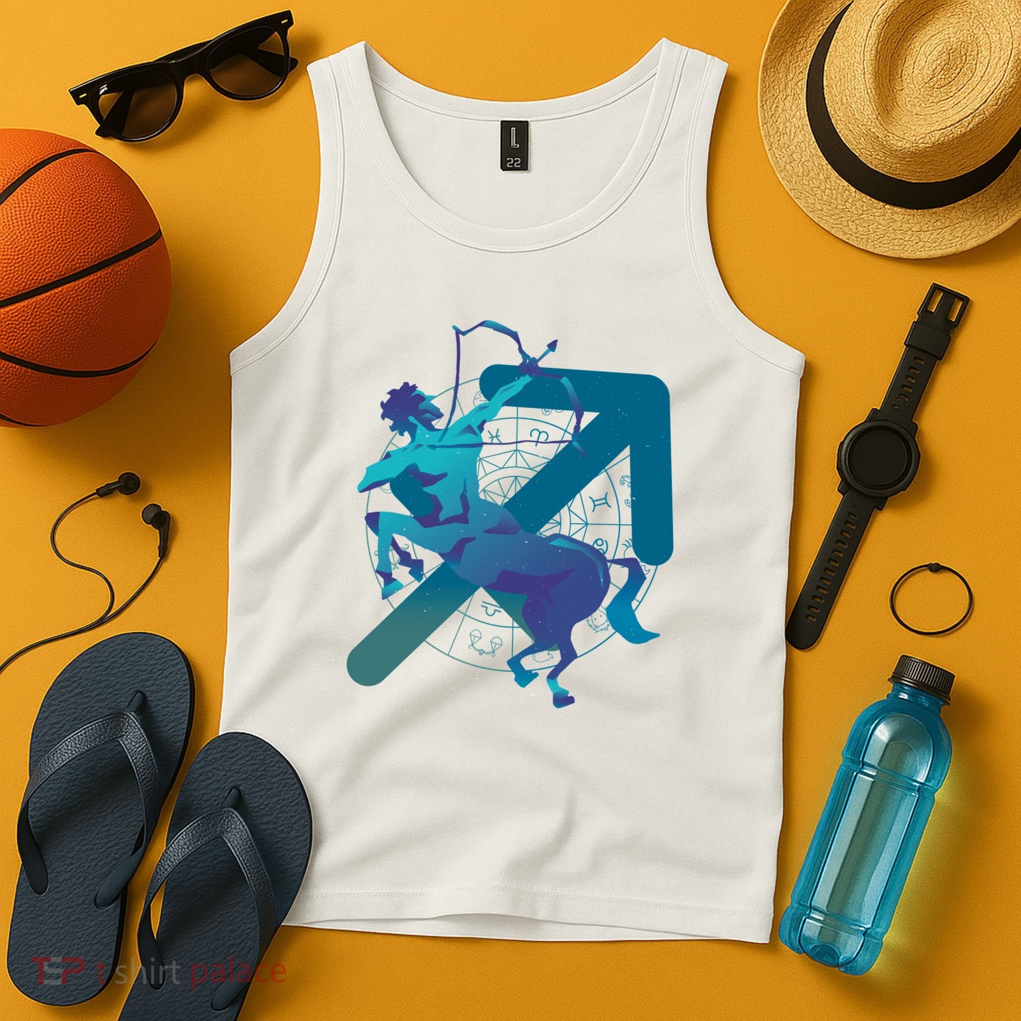 Sagittarius Zodiac Symbol Tank Top