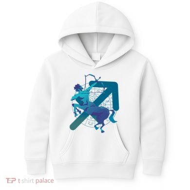 Sagittarius Zodiac Symbol Kids Hoodie