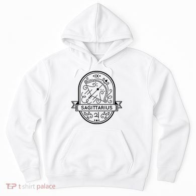 Sagittarius Zodiac Symbol Design Hoodie