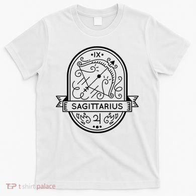 Sagittarius Zodiac Symbol Design T-Shirt