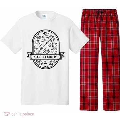 Sagittarius Zodiac Symbol Design Pajama Set