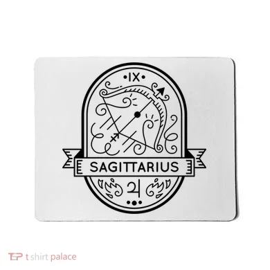 Sagittarius Zodiac Symbol Design Mousepad