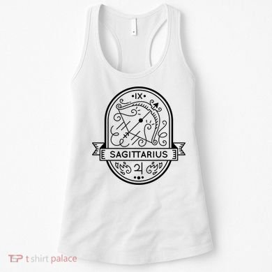 Sagittarius Zodiac Symbol Design Women's Tank Top