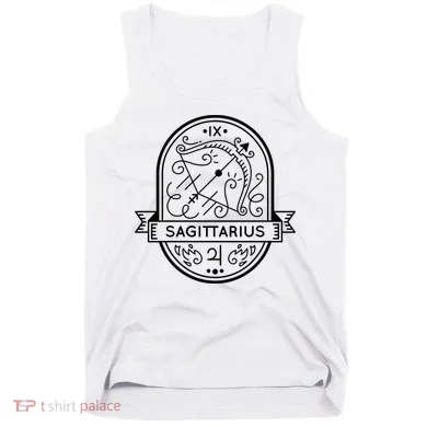Sagittarius Zodiac Symbol Design Tank Top