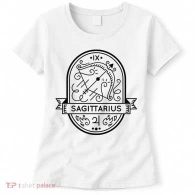 Sagittarius Zodiac Symbol Design Women's T-Shirt
