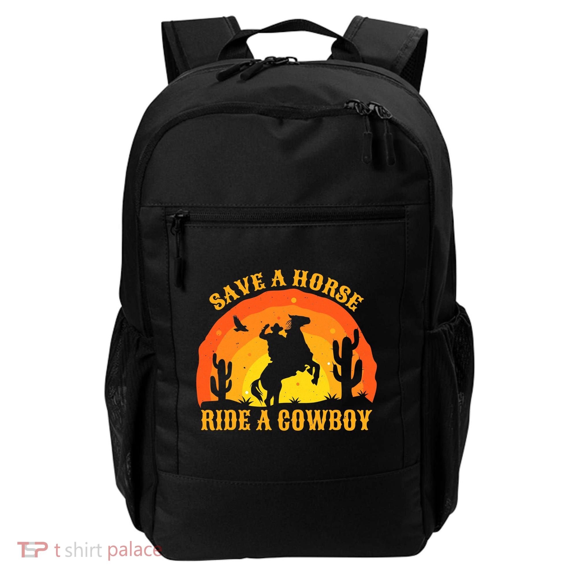 Save A Horse Ride Me A Cowboy Backpack