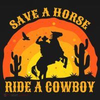 Save A Horse Ride Me A Cowboy Backpack thumb 2