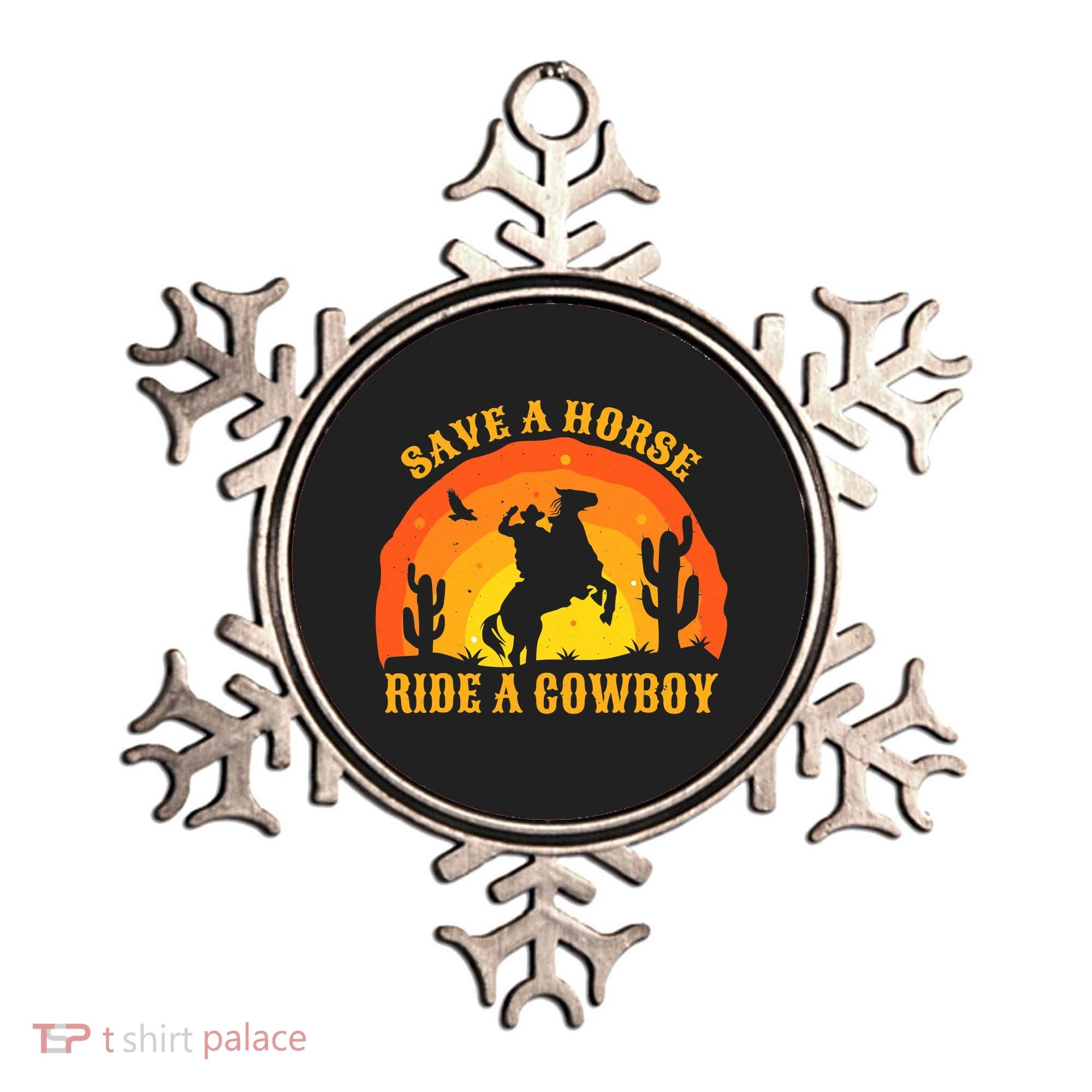 Save A Horse Ride Me A Cowboy Ornament