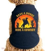 Save A Horse Ride Me A Cowboy Doggie Tank thumb 0