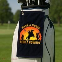 Save A Horse Ride Me A Cowboy Golf Towel thumb 2