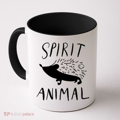 Spirit Animal Hedgehog Gift Funny Gift Coffee Mug