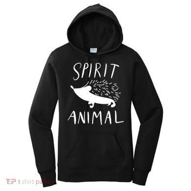 Spirit Animal Hedgehog Gift Funny Gift Women's Hoodie
