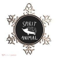 Spirit Animal Hedgehog Gift Funny Gift Ornament thumb 0