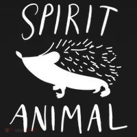 Spirit Animal Hedgehog Gift Funny Gift Ornament thumb 1