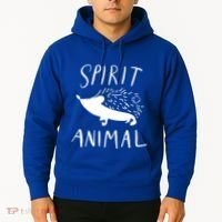 Spirit Animal Hedgehog Gift Funny Gift Hoodie thumb 2