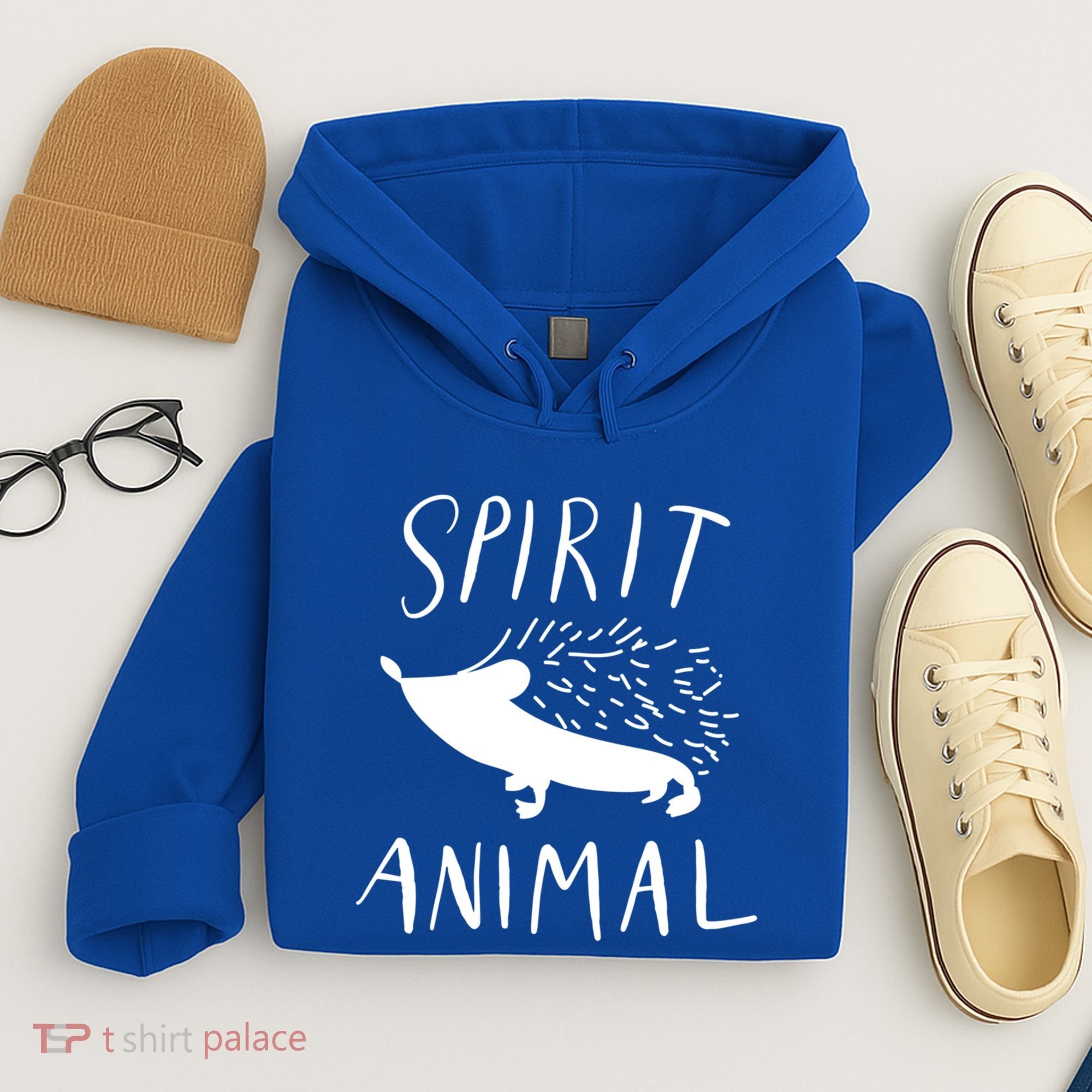 Spirit Animal Hedgehog Gift Funny Gift Hoodie