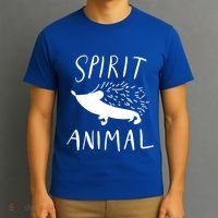 Spirit Animal Hedgehog Gift Funny Gift T-Shirt thumb 3