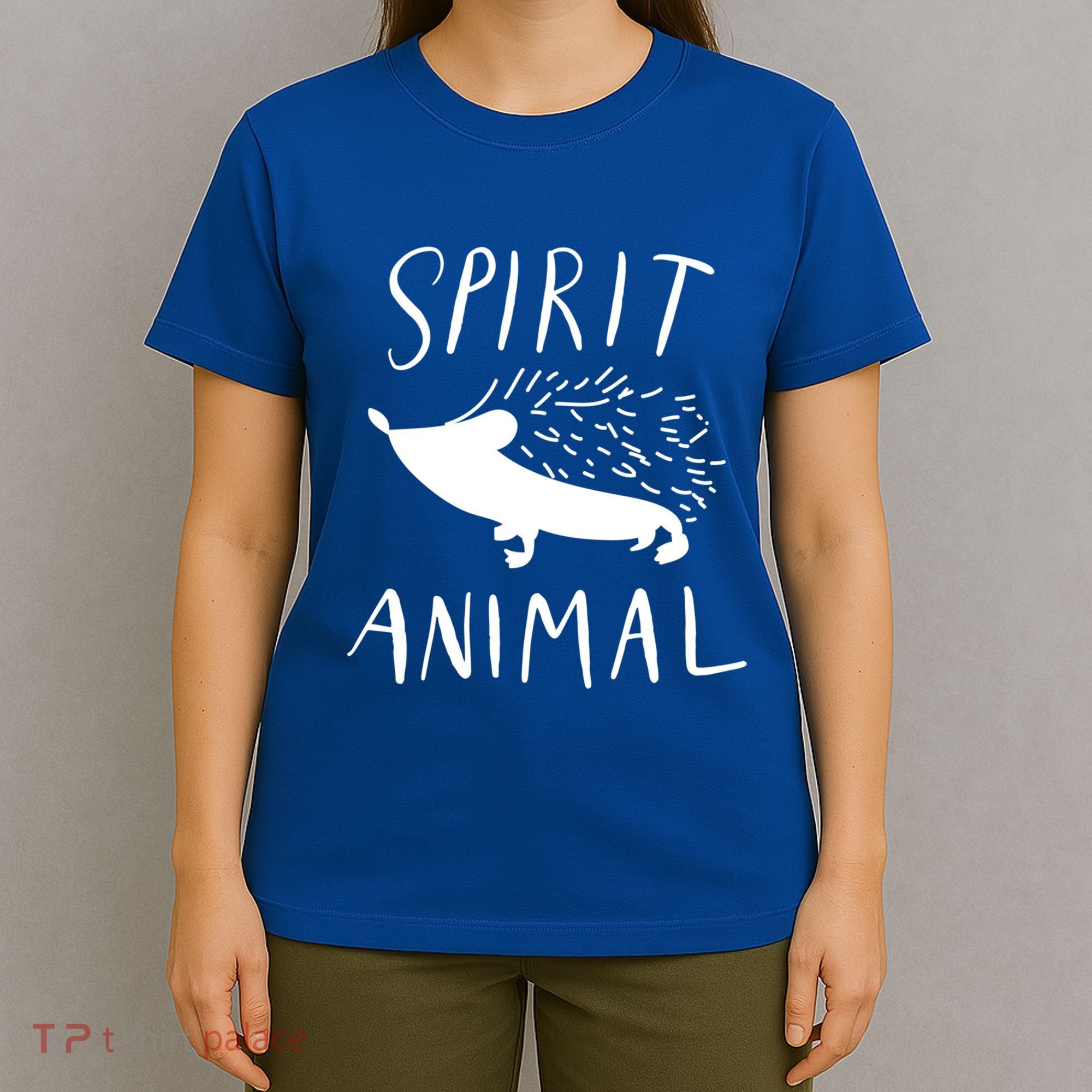Spirit Animal Hedgehog Gift Funny Gift T-Shirt