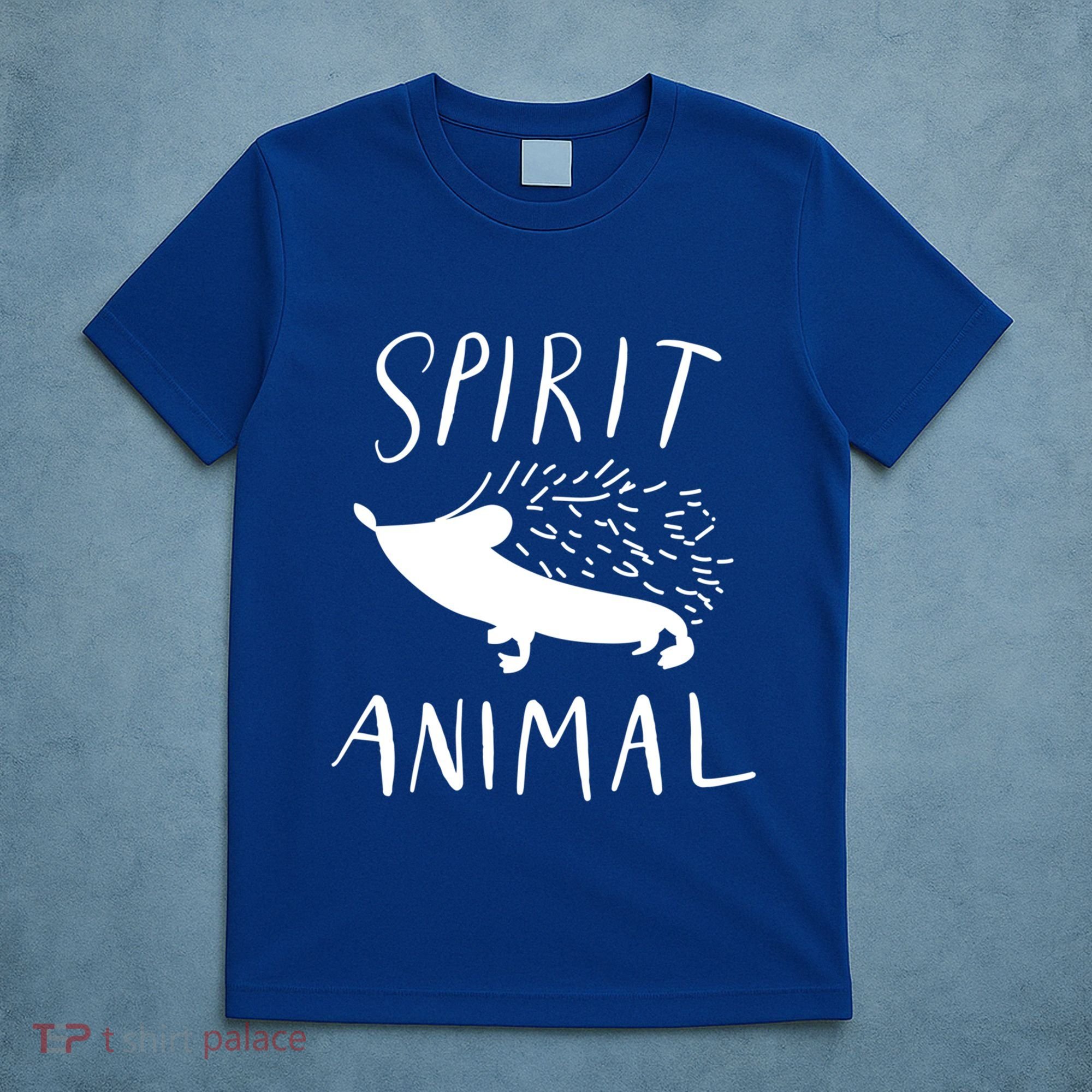 Spirit Animal Hedgehog Gift Funny Gift T-Shirt