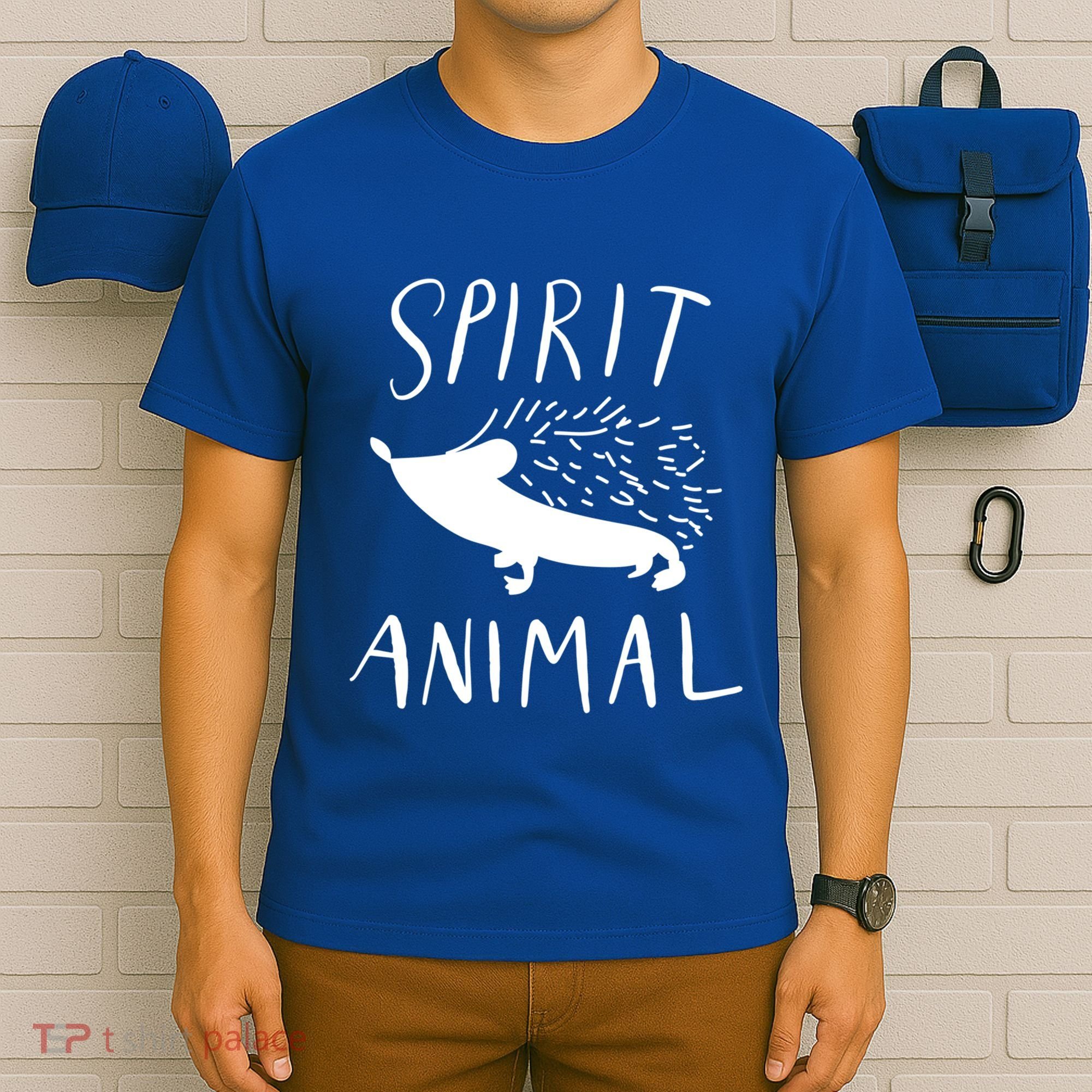 Spirit Animal Hedgehog Gift Funny Gift T-Shirt