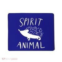 Spirit Animal Hedgehog Gift Funny Gift Mousepad thumb 0
