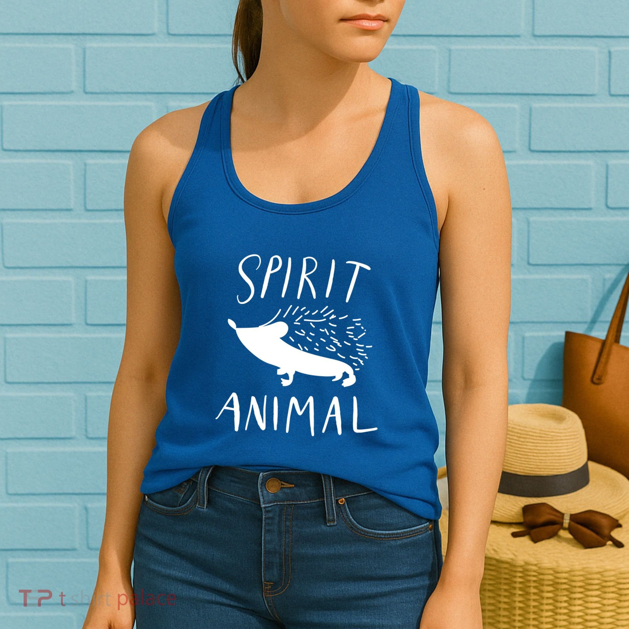 Spirit Animal Hedgehog Gift Funny Gift Women's Tank Top
