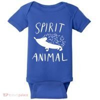 Spirit Animal Hedgehog Gift Funny Gift Baby Bodysuit thumb 0