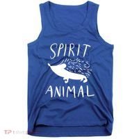 Spirit Animal Hedgehog Gift Funny Gift Tank Top thumb 0