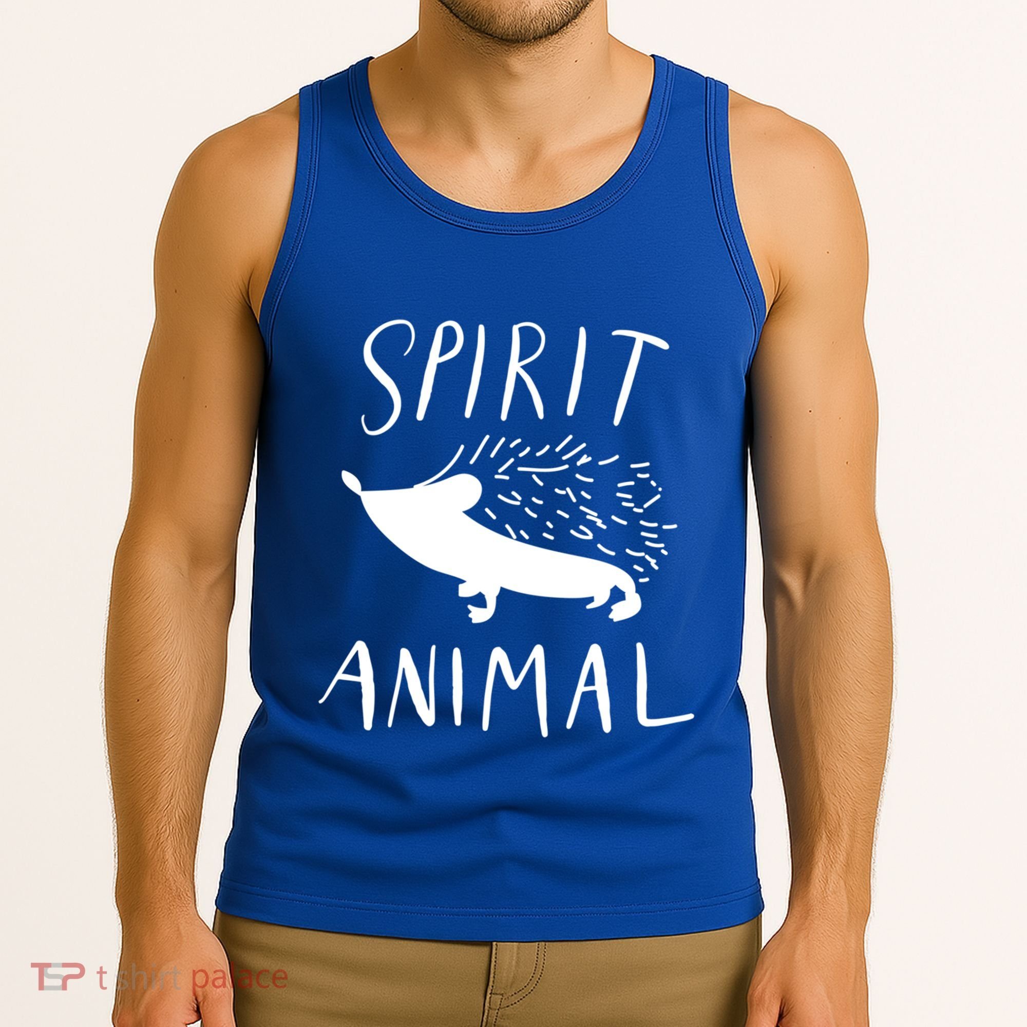 Spirit Animal Hedgehog Gift Funny Gift Tank Top