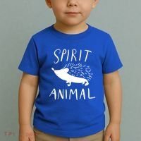 Spirit Animal Hedgehog Gift Funny Gift Toddler T-Shirt thumb 2
