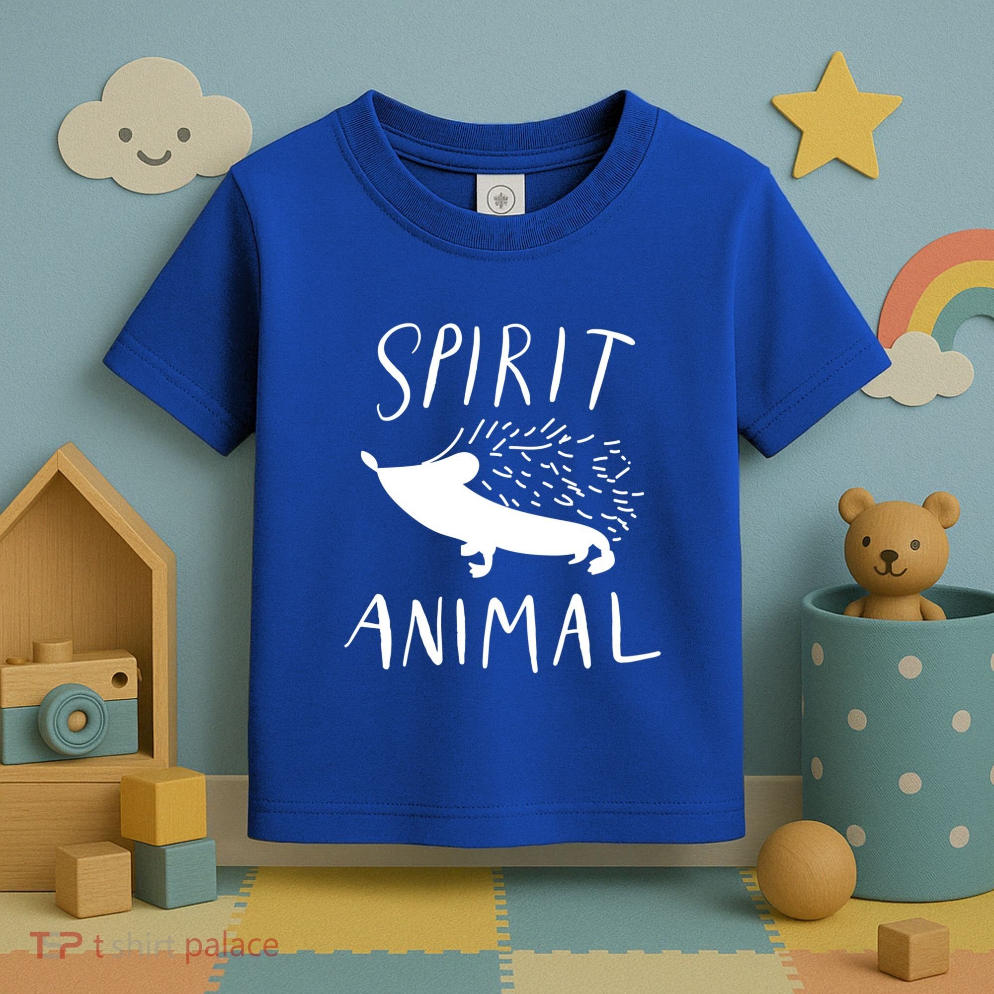 Spirit Animal Hedgehog Gift Funny Gift Toddler T-Shirt