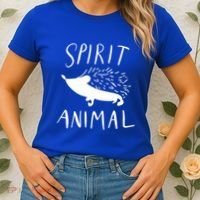 Spirit Animal Hedgehog Gift Funny Gift Women's T-Shirt thumb 2