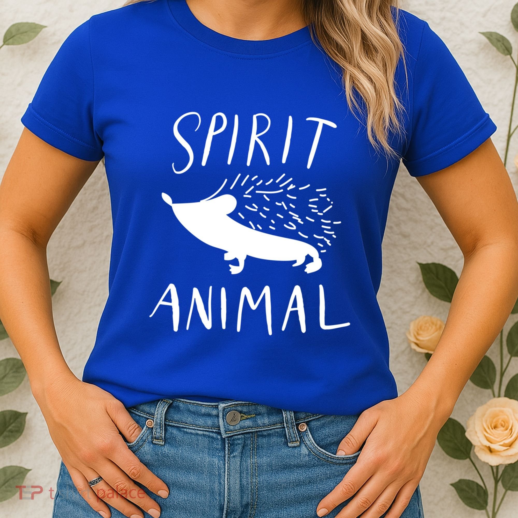 Spirit Animal Hedgehog Gift Funny Gift Women's T-Shirt