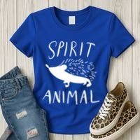 Spirit Animal Hedgehog Gift Funny Gift Women's T-Shirt thumb 3