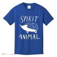 Spirit Animal Hedgehog Gift Funny Gift Kids T-Shirt thumb 0