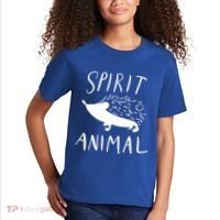 Spirit Animal Hedgehog Gift Funny Gift Kids T-Shirt thumb 2
