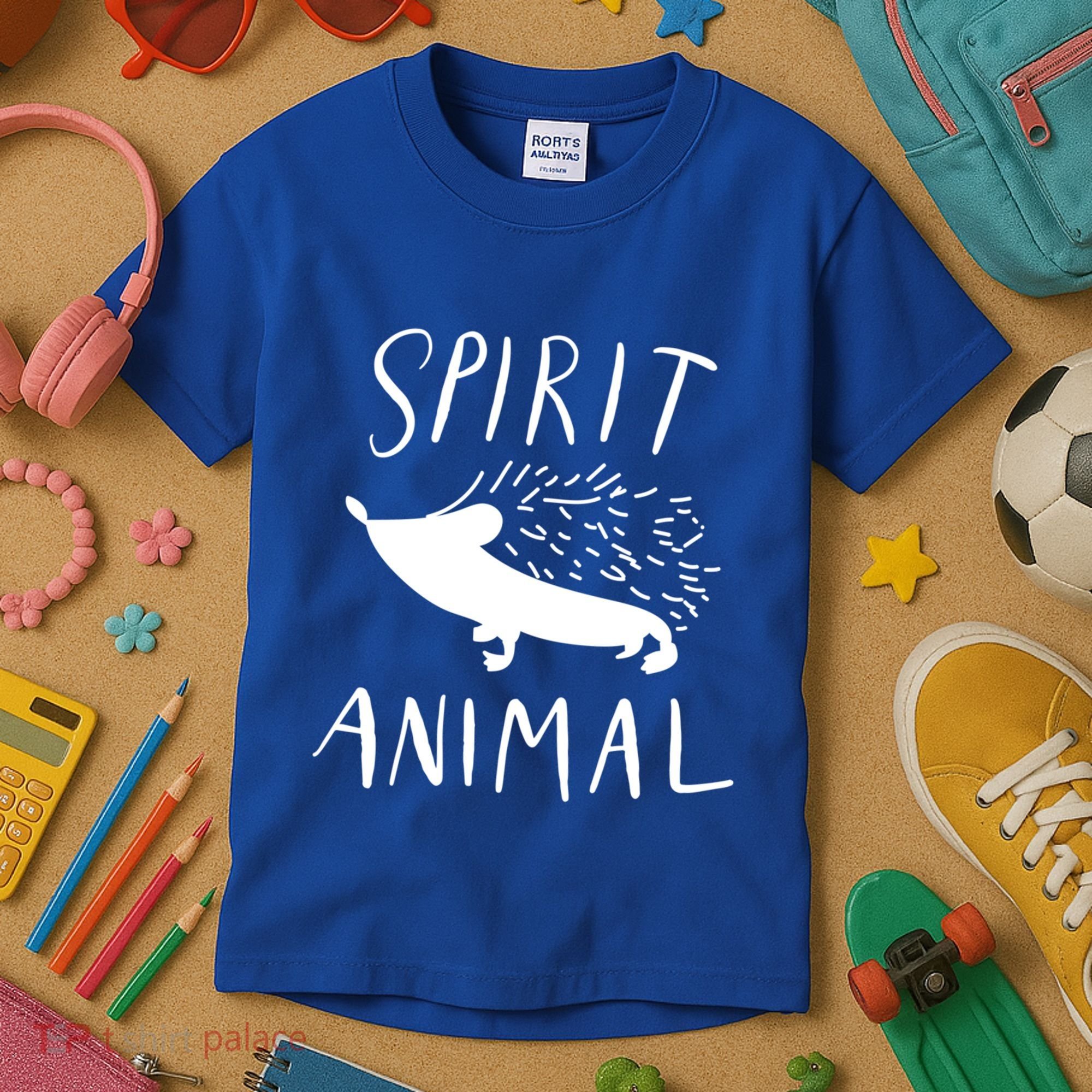 Spirit Animal Hedgehog Gift Funny Gift Kids T-Shirt