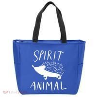Spirit Animal Hedgehog Gift Funny Gift Tote Bag thumb 0