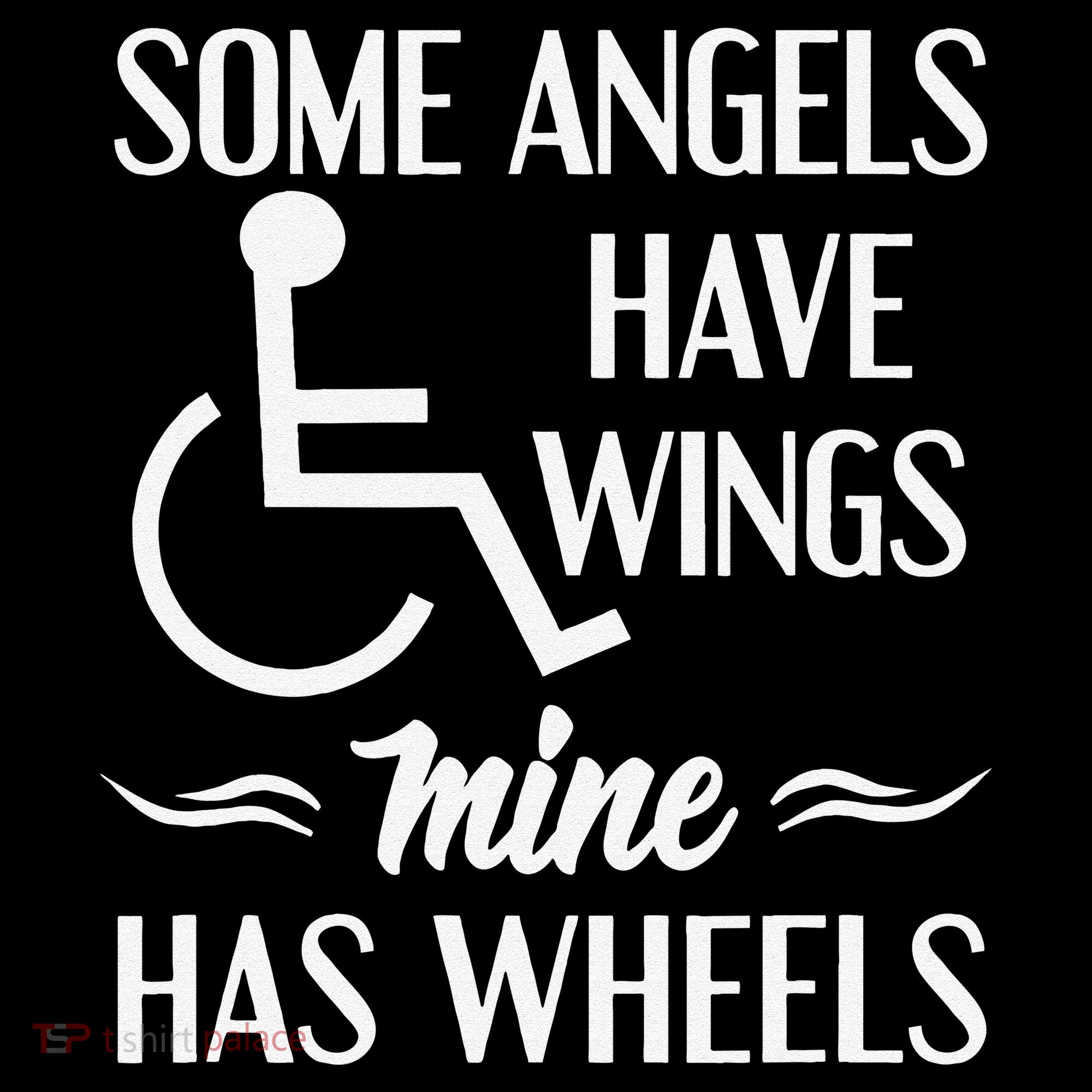 Some Angels Have Wings Mine Has Wheels Special Needs Ornament