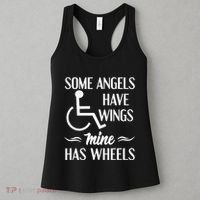 Some Angels Have Wings Mine Has Wheels Special Needs Women's Tank Top thumb 3